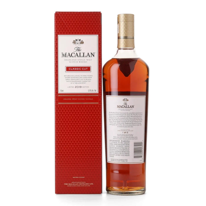 2019 Macallan Limited Edition Classic Cut Single Malt Scotch Whisky 750ml