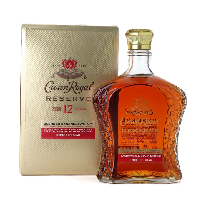 Crown Royal 12 Year Old Reserve Blended Whisky 750ml