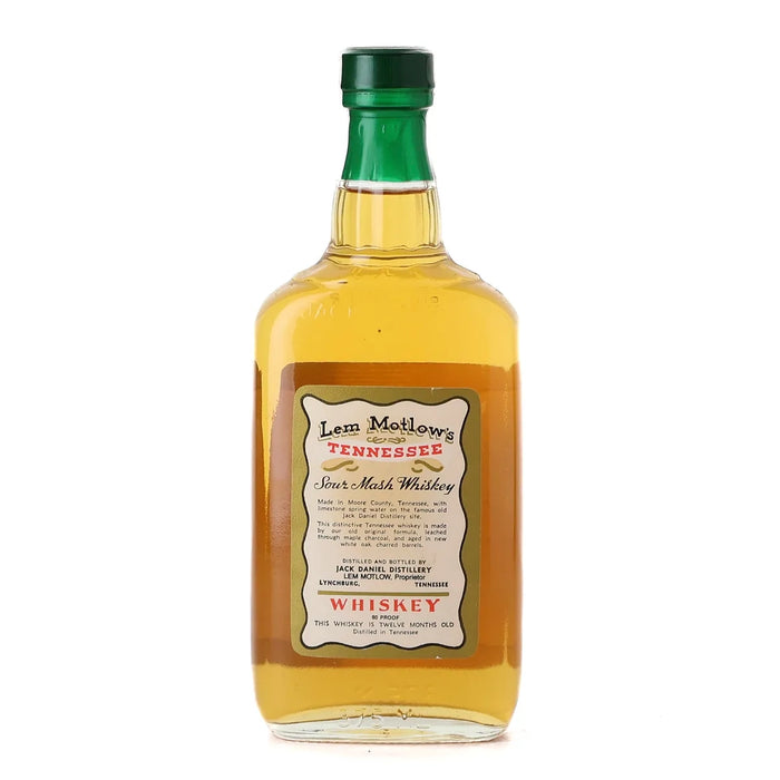 1986 Lem Motlow's Tennessee Sour Mash Whiskey 375ml