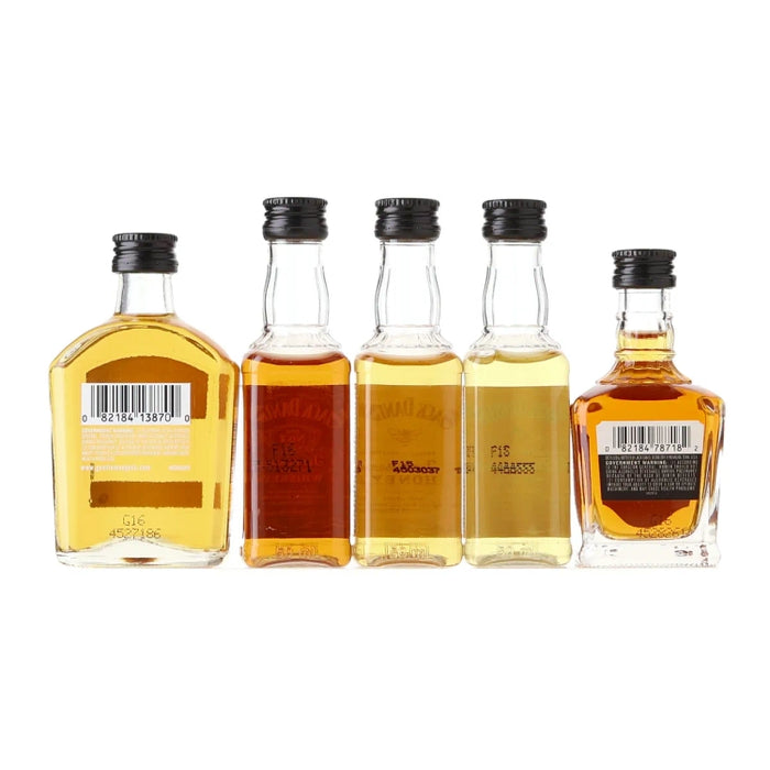 Jack Daniel's Family of Fine Spirits Mini 5 Bottles Set 50ml