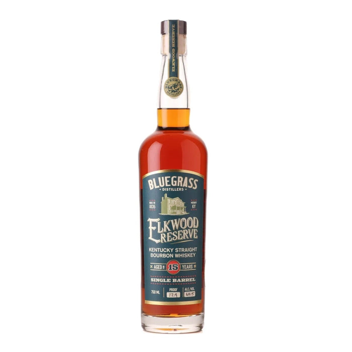 Bluegrass Distillers Elkwood Reserve 15 Year Single Barrel Straight Bourbon Whiskey 750ml