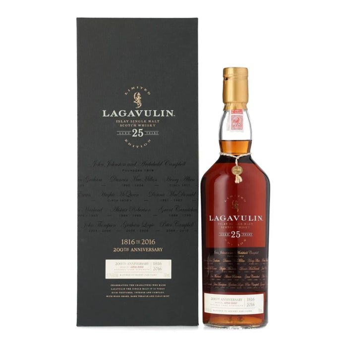 Lagavulin 25 Year Old Single Malt Scotch Whisky 700ml