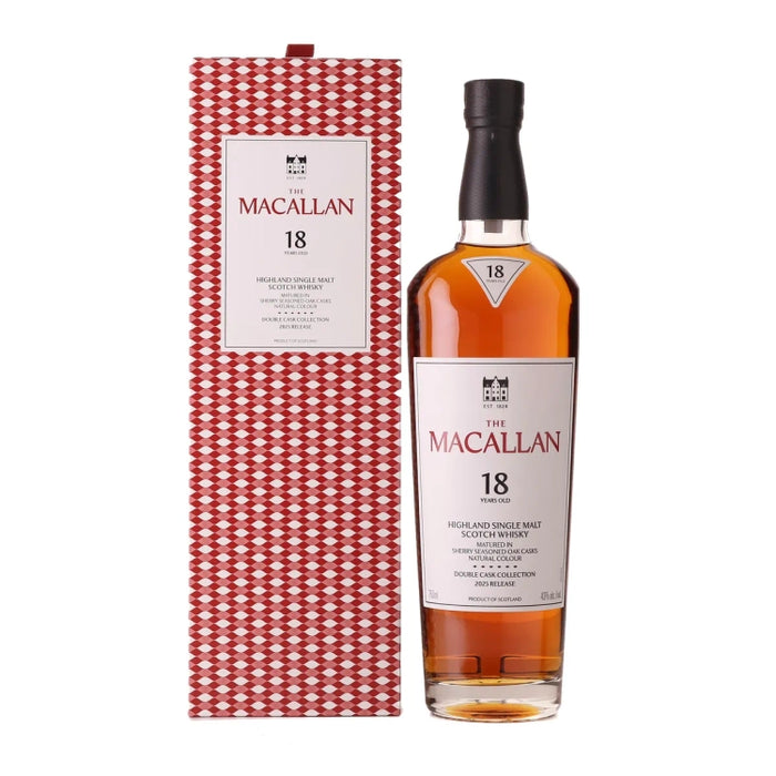 2025 Macallan 18 Year Old Double Cask Single Malt Scotch Whisky 750ml