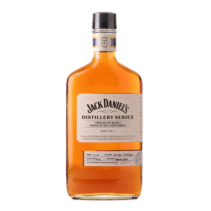 Jack Daniel's Series No. 16 Finished in Table Syrup Barrels Tennessee Rye Whiskey 375ml