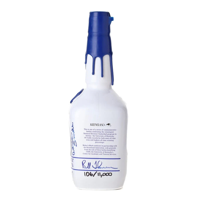 2015 Maker's Mark Adolph Rupp Keeneland Kentucky Straight Bourbon Whisky Signed 1Lt