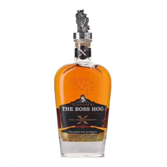 2023 WhistlePig The Boss Hog X The 10 Commandments Straight Rye Whiskey 750ml