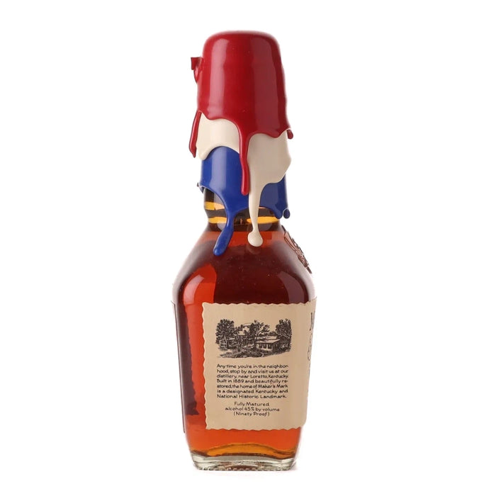 Maker's Mark Special Edition Red, White & Blue Kentucky Straight Bourbon Whisky Signed 375ml