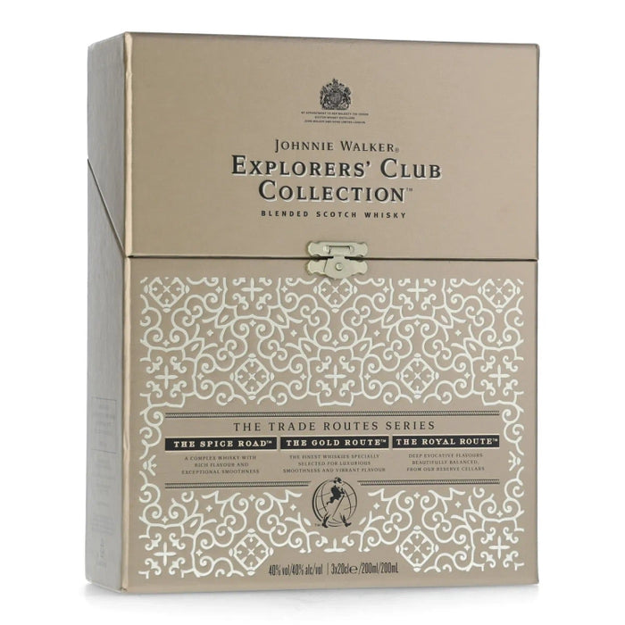 Johnnie Walker Explorers Club Collection Gift Set Blended Scotch Whisky 200ml
