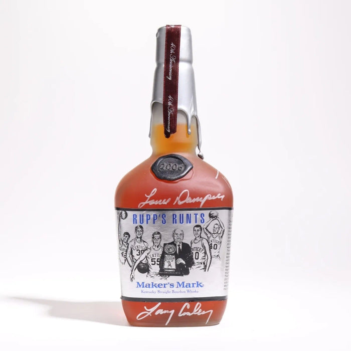 2006 Maker's Mark Rupp's Runts Keeneland Kentucky Straight Bourbon Whisky 1Lt Signed