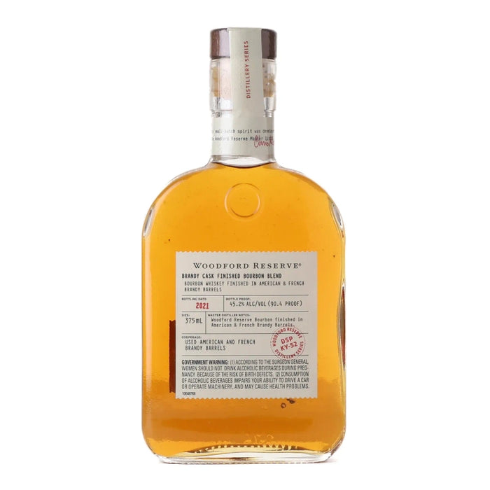 2021 Woodford Reserve Distillery Series Brandy Cask Finish Kentucky Straight Bourbon Whiskey 375ml