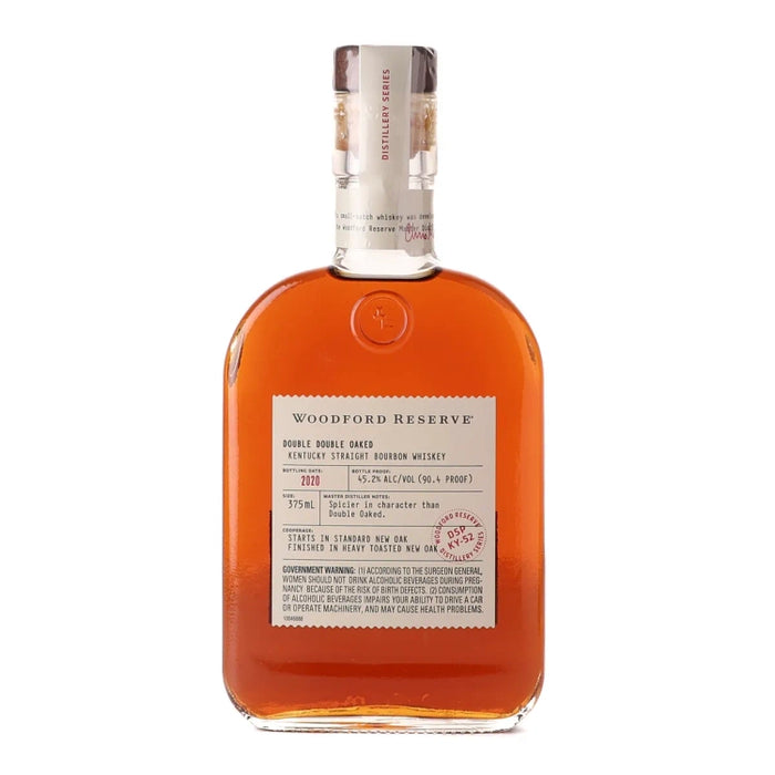 2020 Woodford Reserve Distillery Series Double Double Oaked Straight Bourbon Whiskey 375ml