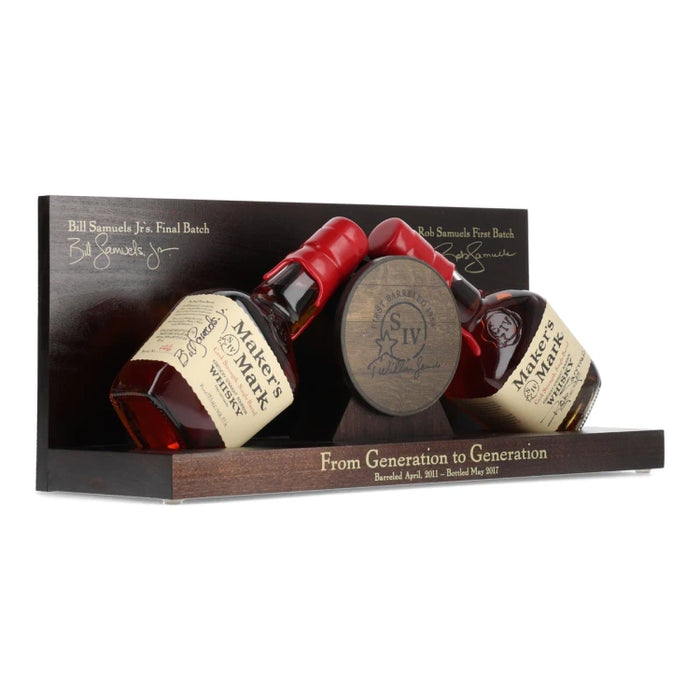 Maker's Mark Generation to Generation Wooden Display Kentucky Straight Bourbon Whisky 375ml
