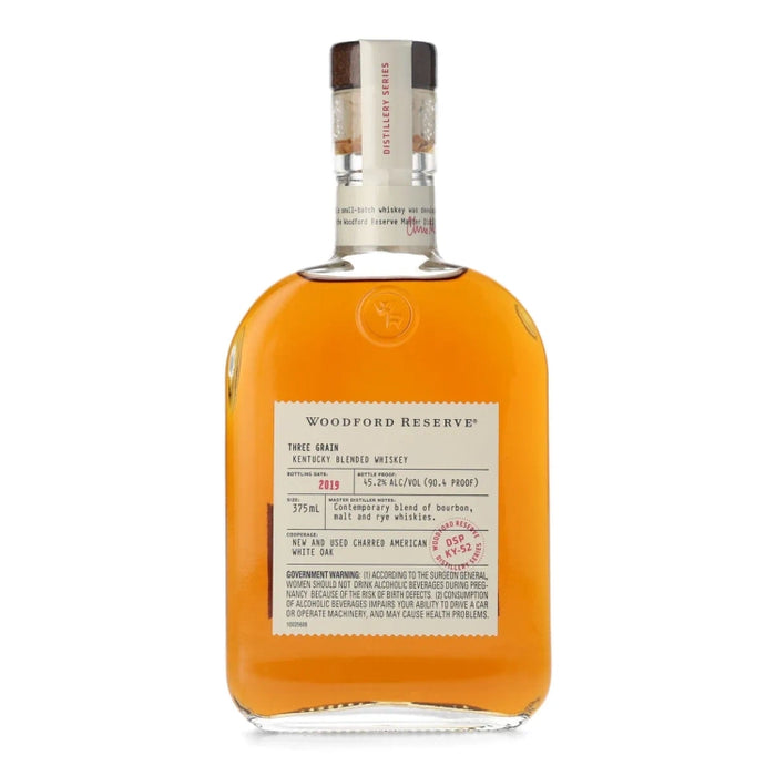 2019 Woodford Reserve Series Three Grain Bourbon Whiskey 375ml