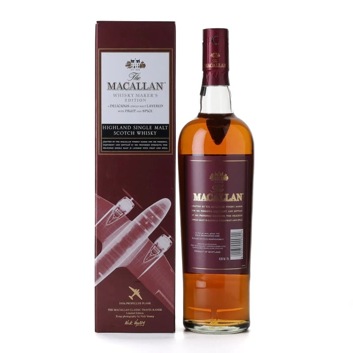 The Macallan Whisky Maker's Edition Propeller Plane Single Malt Scotch Whisky 700ml