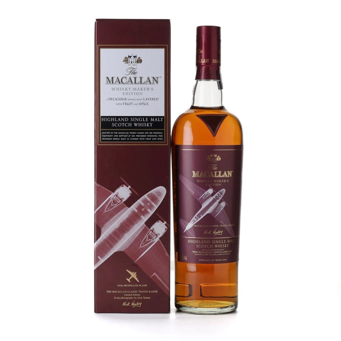 The Macallan Whisky Maker's Edition Propeller Plane Single Malt Scotch Whisky 700ml