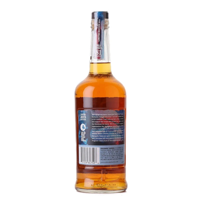 2015 Wild Turkey 81 Veteran Artist Program Edition Kentucky Straight Bourbon Whiskey 750ml
