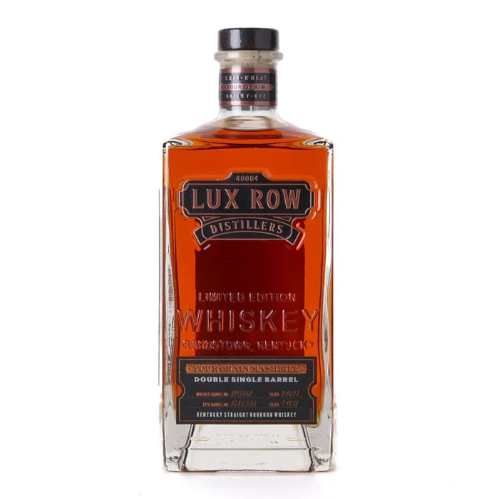 Lux Row Distillers 4 Grain Mashbill Double Single Barrel Straight Bourbon Whiskey 750ml Signed