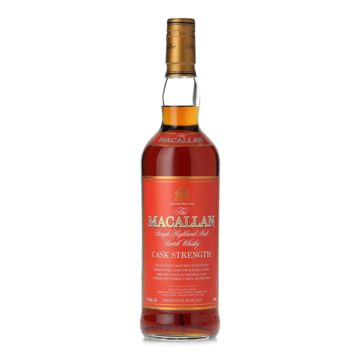 Macallan Cask Strength Red Label Single Malt Scotch Whisky 750ml
