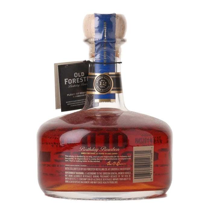 2017 Old Forester Birthday Bourbon 12 Year Old Kentucky Straight Bourbon Whiskey 750ml