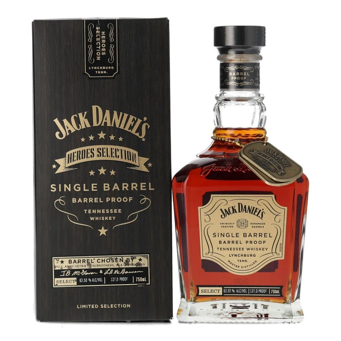 Jack Daniel's Single Barrel Barrel Proof Heroes Selection JB & LB McGowan Whiskey 750ml