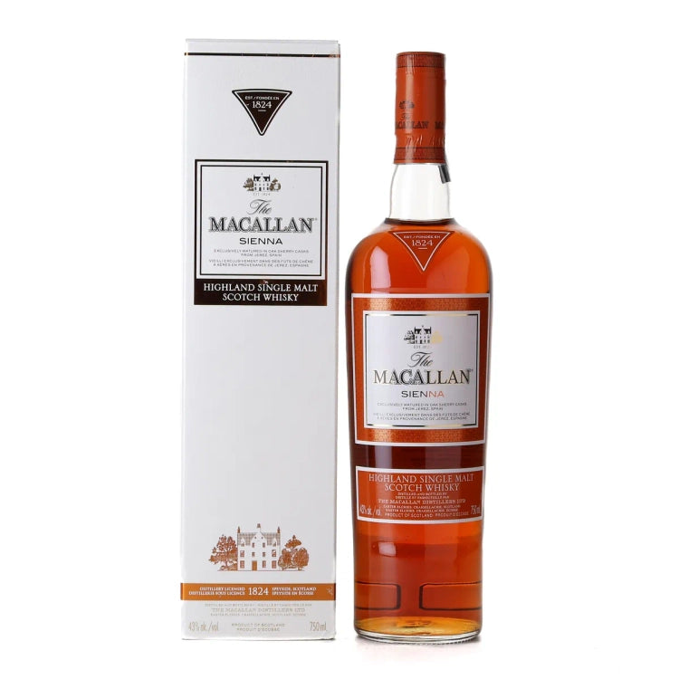1824 Macallan Series Sienna Single Malt Scotch Whisky 750ml - Cana
