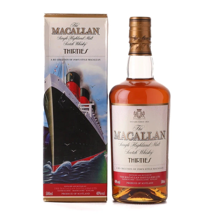 Macallan Travel Decades Series Thirties Single Malt Scotch Whisky 500ml