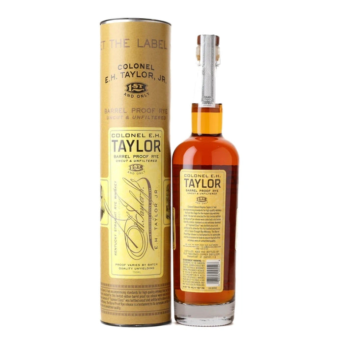 Colonel E.H. Taylor Barrel Proof Uncut & Unfiltered Kentucky Straight Rye Whiskey 750ml