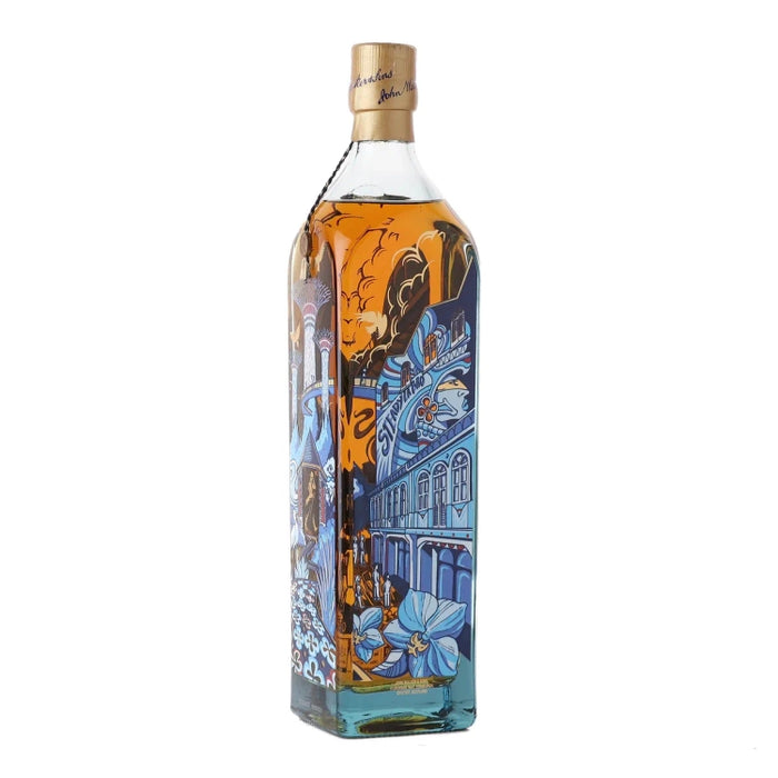 Johnnie Walker Blue Label Singapore Travel Edition Limited Edition Blended Scotch Whisky 1Lt