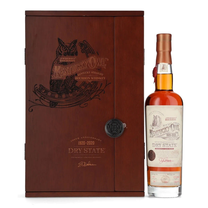 Kentucky Owl Dry State 100th Anniversary Limited Edition Straight Bourbon Whiskey 750ml