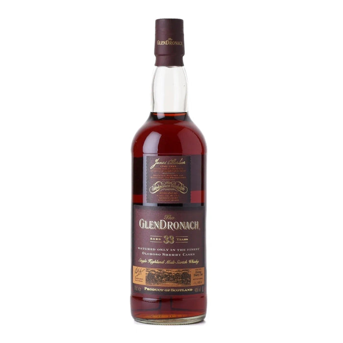 Glendronach Oloroso Sherry Butt 33 Year Old Single Malt Scotch Whisky 700ml