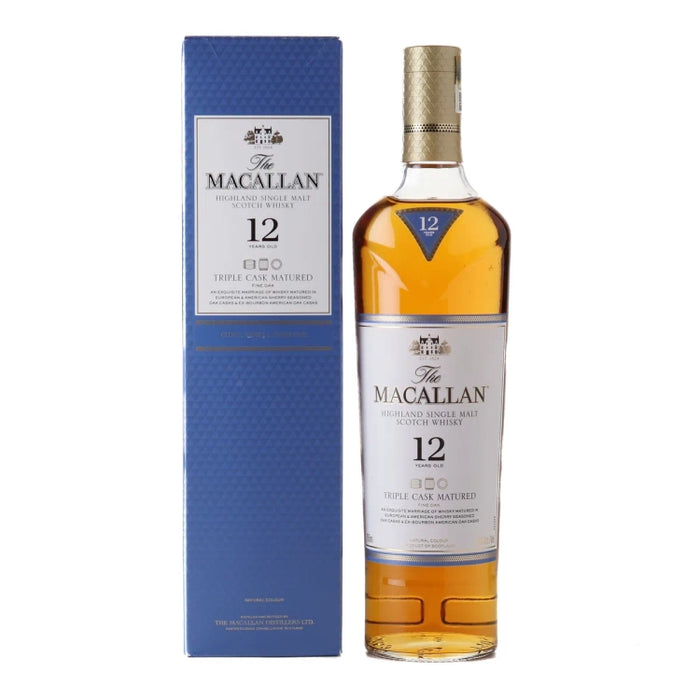 Macallan Triple Cask Matured Fine Oak 12 Year Old Single Malt Scotch Whisky 700ml