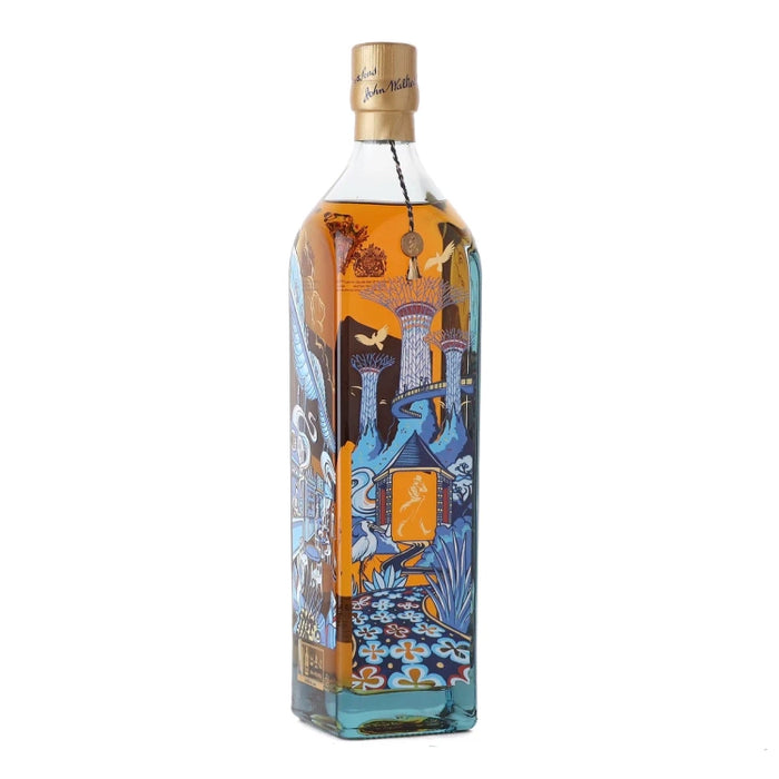 Johnnie Walker Blue Label Singapore Travel Edition Limited Edition Blended Scotch Whisky 1Lt