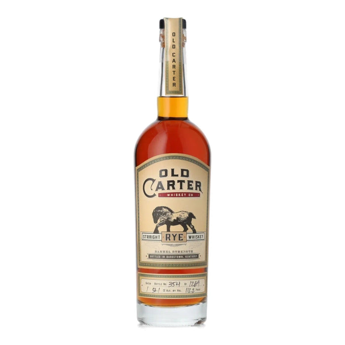 Old Carter Batch 1 Barrel Strength Straight Rye Whiskey 750ml