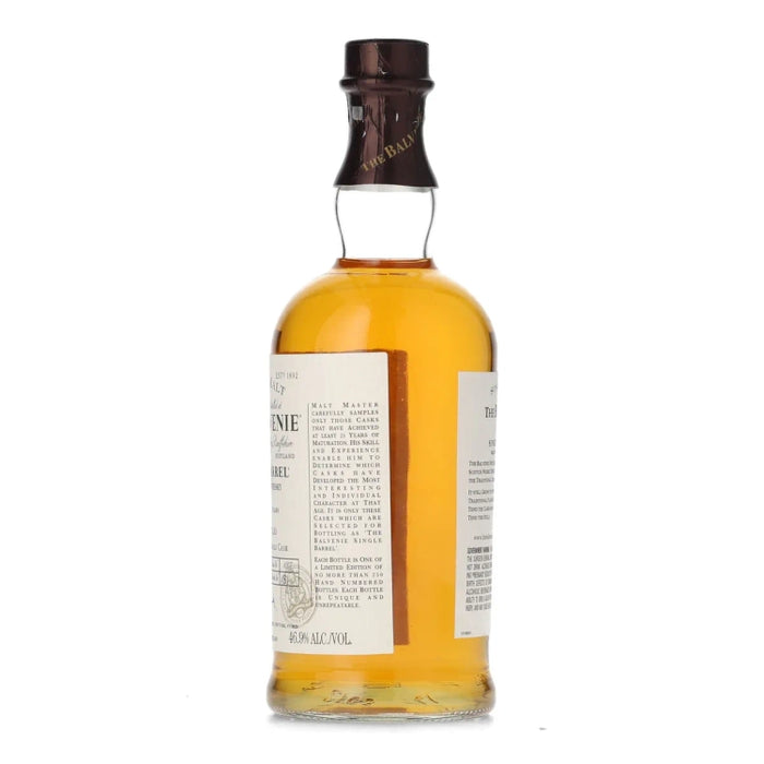 The Balvenie 1978 Single Barrel Traditional Oak 25 Year Old Malt Scotch Whisky 750ml