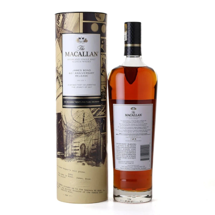 Macallan James Bond 60th Anniversary Decade V Single Malt Scotch Whisky 700ml