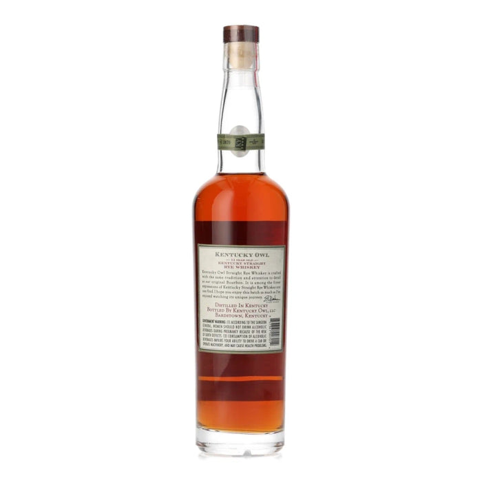 Kentucky Owl 11 Year Old Batch 2 Straight Rye Whiskey 750ml