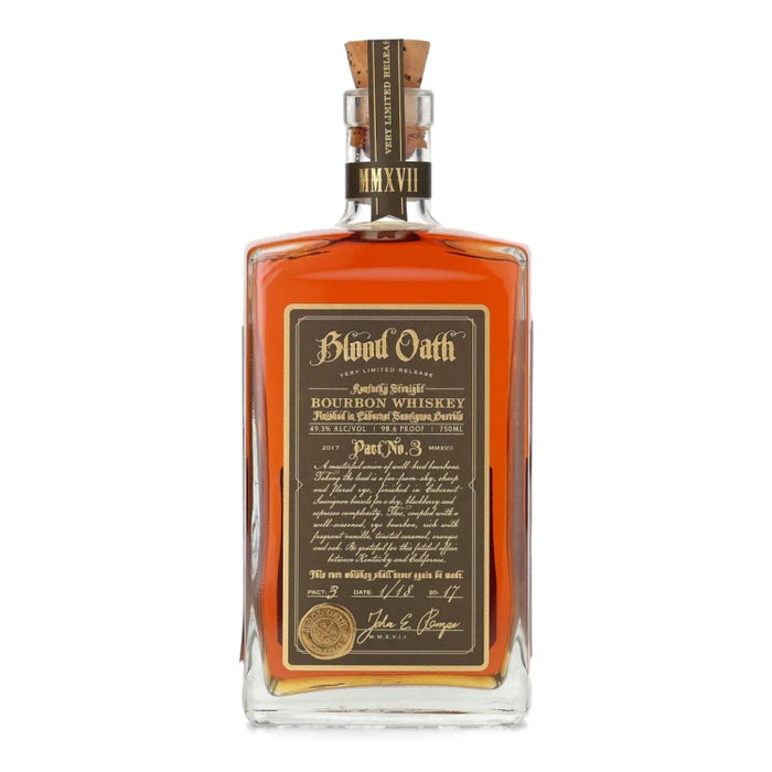 Blood Oath Pact No. 3 Kentucky Straight Bourbon Whiskey 750ml