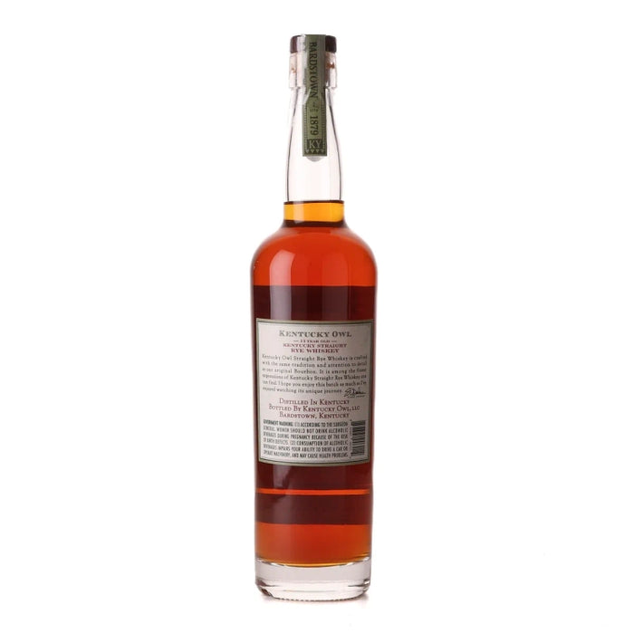 Kentucky Owl 11 Year Old Batch No. 1 Straight Rye Whiskey 750ml