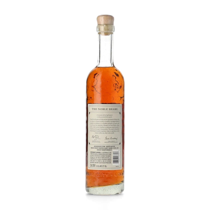 High West x Casa Noble The Noble Share Straight Bourbon Whiskey 750ml