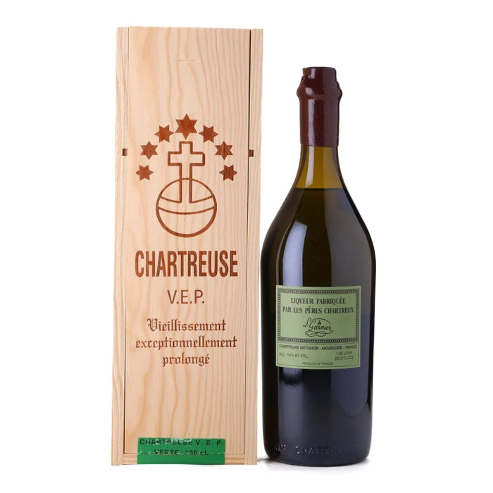 Chartreuse V.E.P. Verte Green Liqueur 1Lt