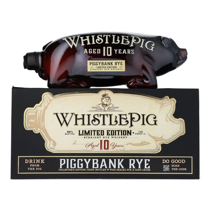 WhistlePig Piggybank Limited Edition 10 Year Old Straight Rye Whiskey 750ml