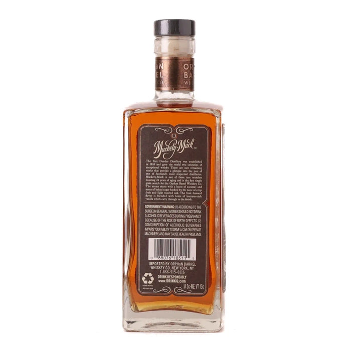 Orphan Barrel Muckety Muck 24 Year Old Single Grain Scotch Whisky 750ml