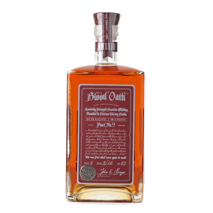 Blood Oath Pact No. 9 Kentucky Straight Bourbon Whiskey 750ml