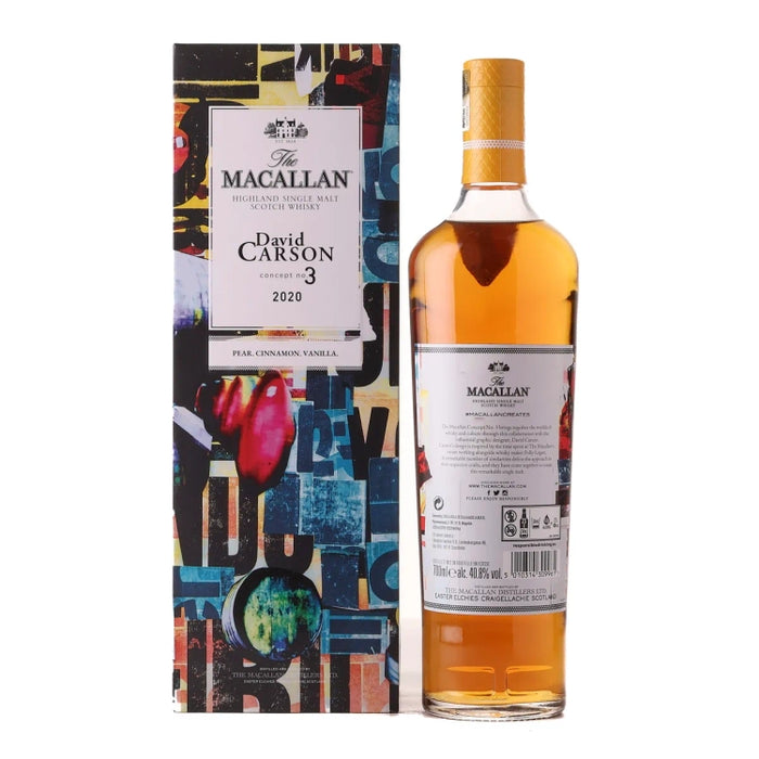 Macallan Concept Number 3 David Carson Single Malt Scotch Whisky 700ml