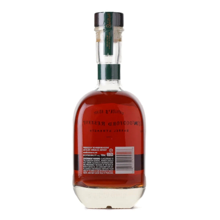 2025 Woodford Reserve Barrel Strength Kentucky Straight Rye Whiskey 700ml