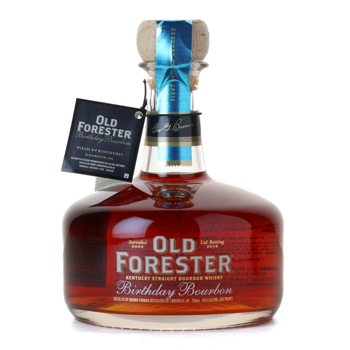 2015 Old Forester Birthday Bourbon 12 Year Old Kentucky Straight Bourbon Whiskey 750ml