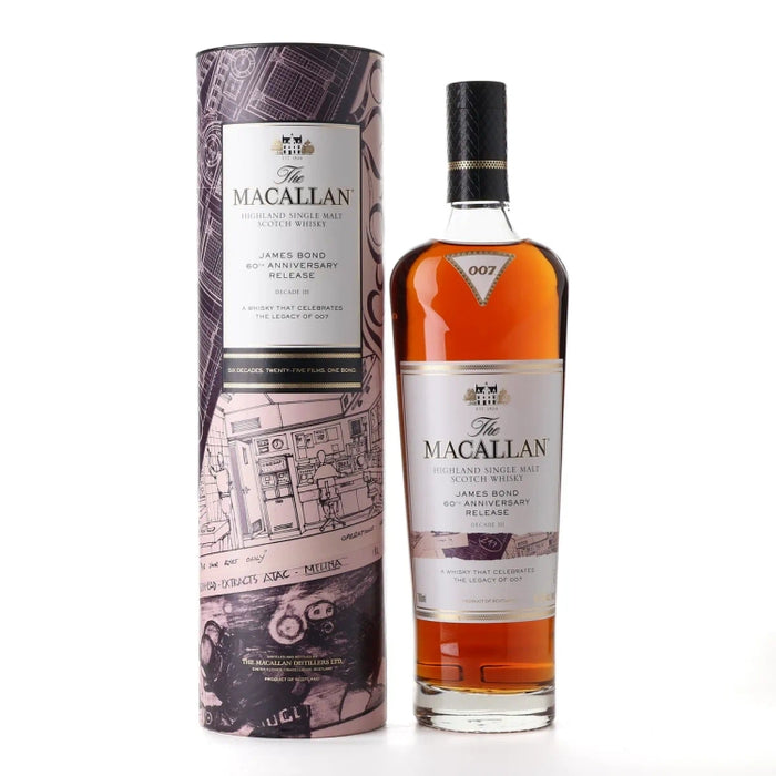 Macallan James Bond 60th Anniversary Decade III Single Malt Scotch Whisky 700ml