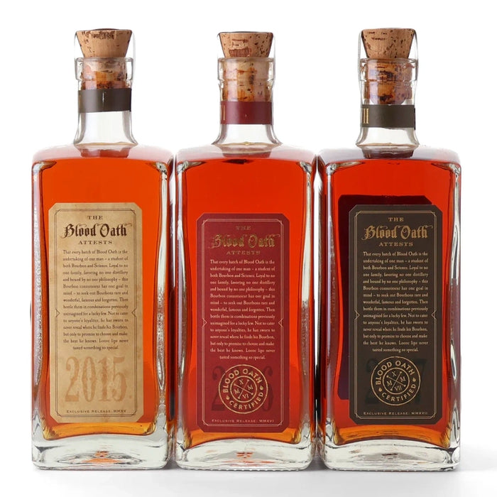 Blood Oath Trilogy Pact No 1-2-3 Bourbon Whiskey OWC 750ml