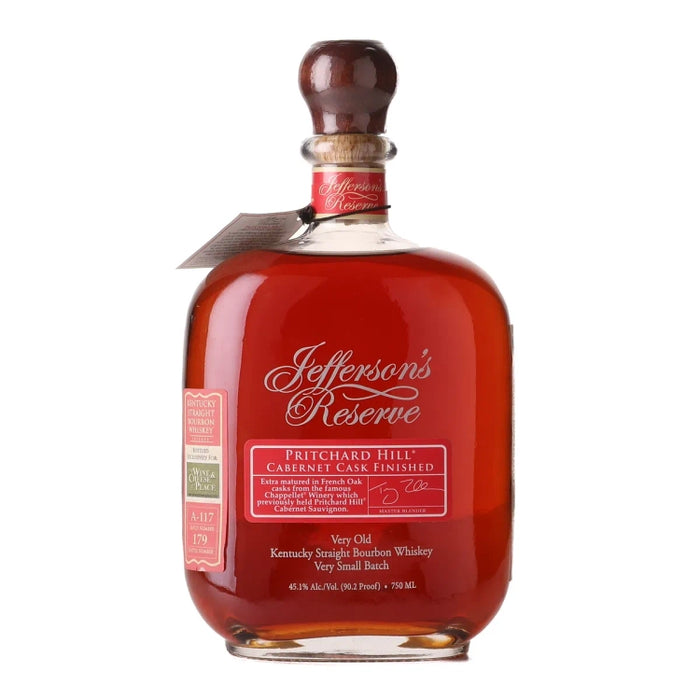 Jefferson's Reserve Pritchard Hill Bourbon Wine & Cheese Place Private Barrel Selection Straight Bourbon Whiskey 750ml