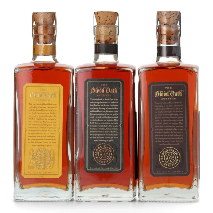 Blood Oath Trilogy Pact No 4-5-6 Bourbon Whiskey in OWC 750ml